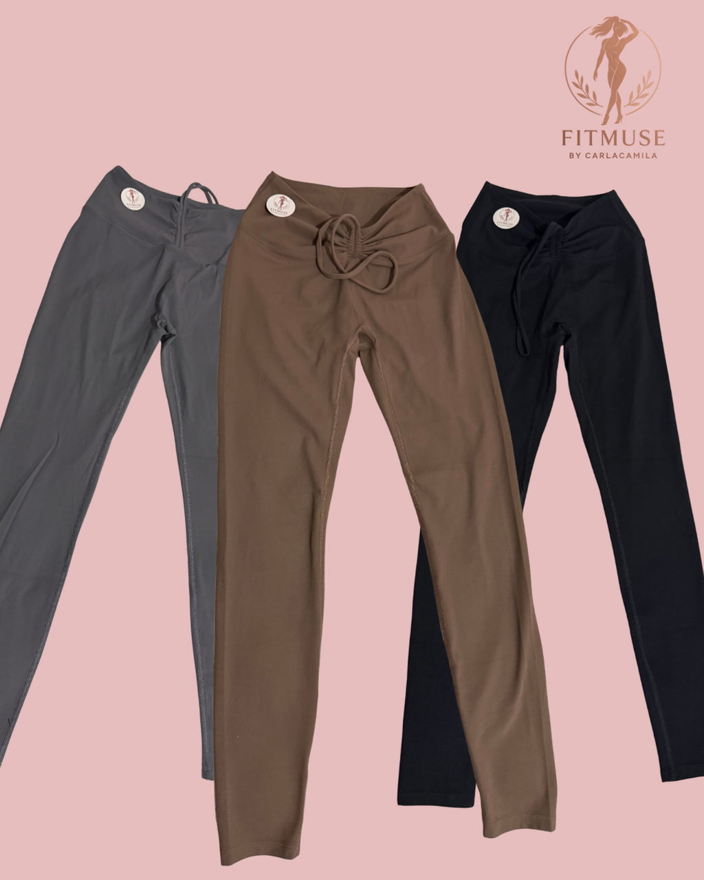 Calzas largas push up y cordón