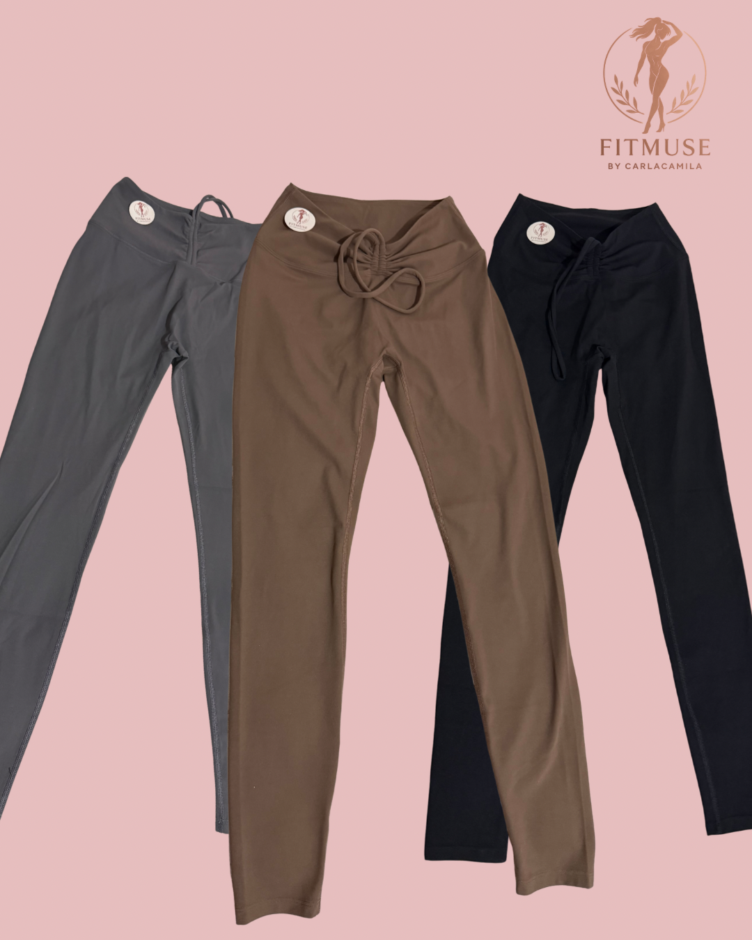 Calzas largas push up y cordón